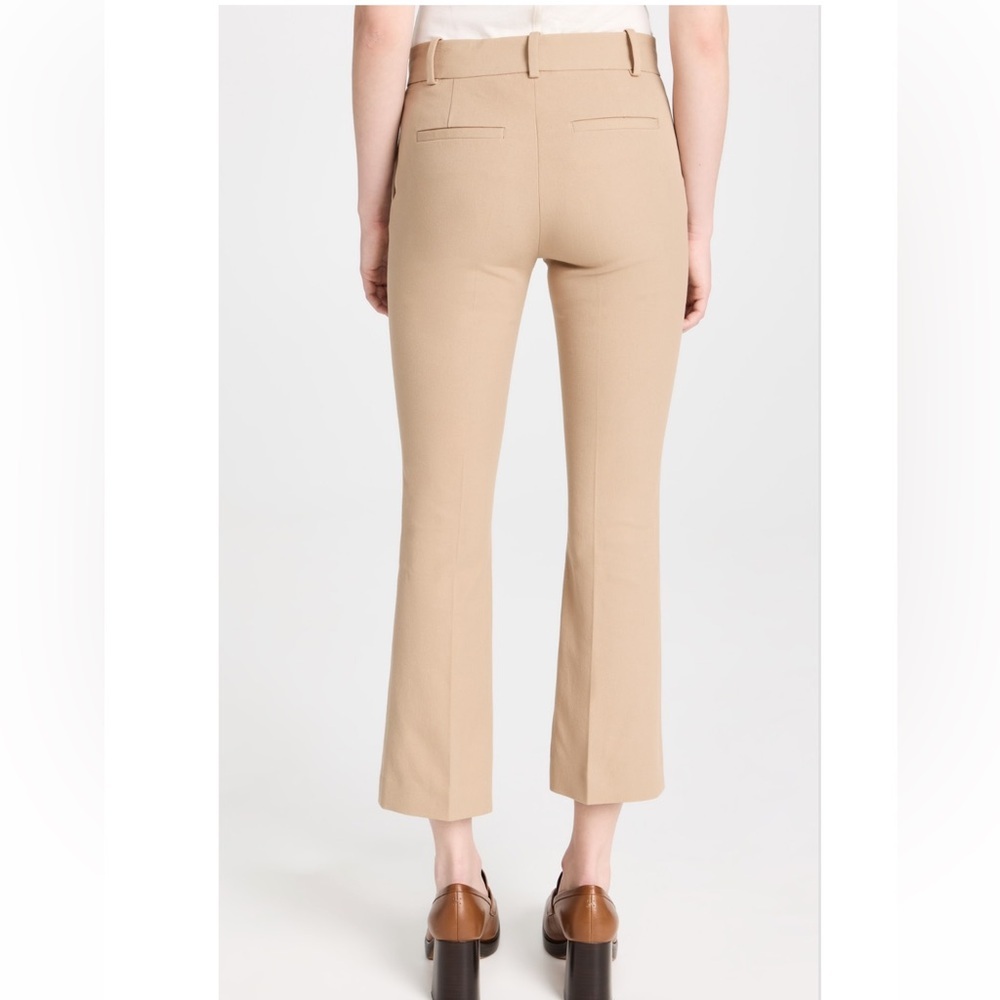 FRAME Le Crop Mini Bootcut Trouser Pant Dark Sand Business Casual Women’s Size 2 - Picture 2 of 13